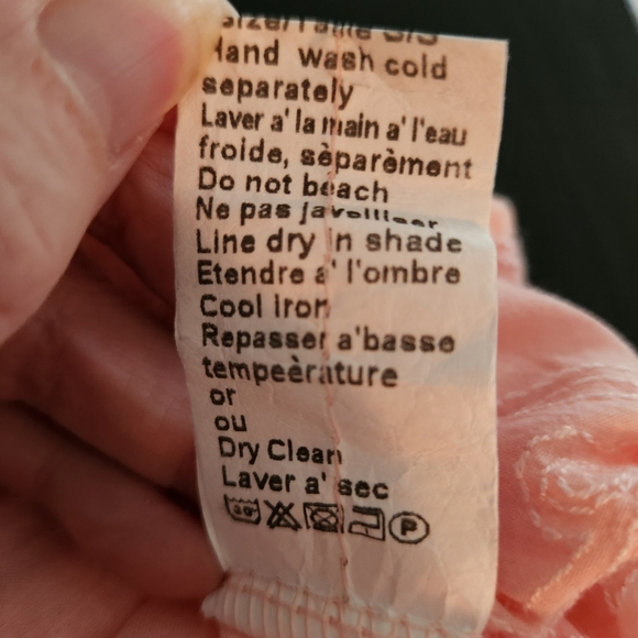 Terzo Millennio Peach Lace Blouse - S - Picture 7 of 10